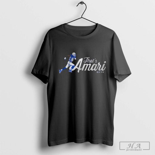 Amari Cooper Buffalo Bills NFL That’s Amari T-shirt