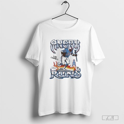 Angry Runs Earl Campbell Houston Oilers Shirt