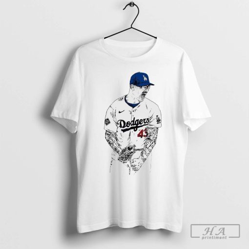 Anthony Bandana, 2024 Los Angeles Dodger MLB Hand Drawing T-shirt