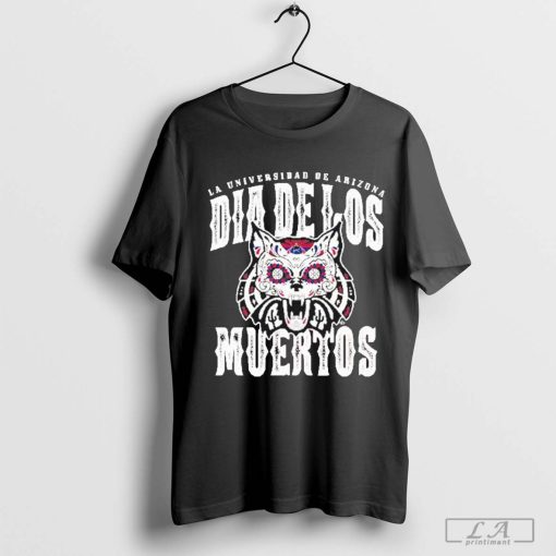 Arizona Dia De Los Muertos Cat Face Shirt