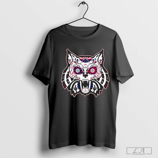 Arizona Dia De Los Muertos Wildcat Face Shirt