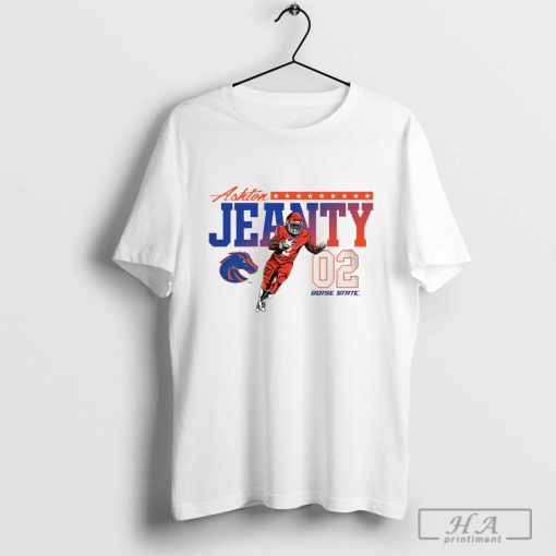 Ashton Jeanty 02 Boise State Broncos T-shirt