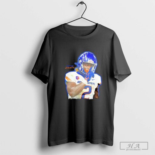 Ashton Jeanty Boise State Broncos football portrait T-shirt