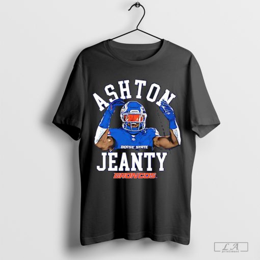 Ashton Jeanty Boise State Broncos signature shirt