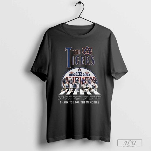 Auburn Tigers 132nd 1892-2024 Thank You For The Memories Signatures Shirt