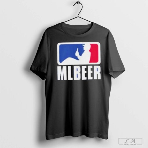 BEER MLB Parody Logo Funny Baseball And Beer Lover Shirt