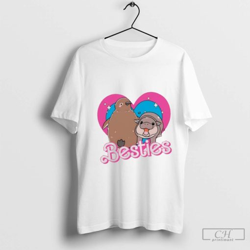 Best Friends Moo Deng And Pesto Friendship babeir shirt