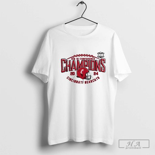 Big 12 Conference Football Cincinnati Bearcats Champions helmet 2024 T-shirt