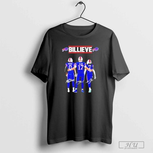 Billieve Coleman Allen And Cook Buffalo Bills Signatures T-Shirt