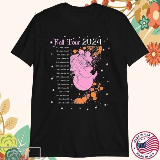 Billy Strings With Dates Fall Tour 2024 T-shirts