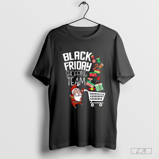 Black Friday Shopping Team Funny Christmas T-Shirt