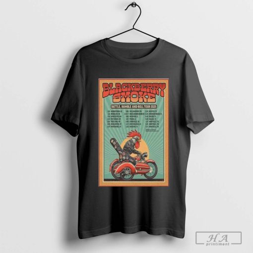 Blackberry Smoke Rattle Ramble & Roll Tour 2025 T-shirt