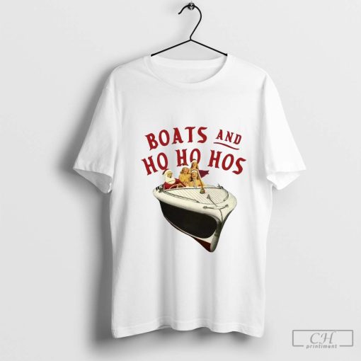 Boats and Ho Ho Hos Merry Christmas Shirt