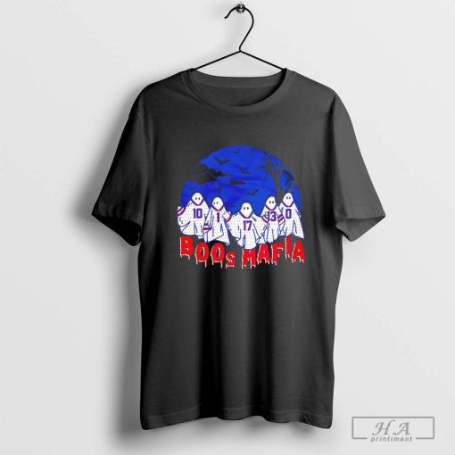 Boos Mafia Buffalo Bills Team Halloween Ghost T-Shirt