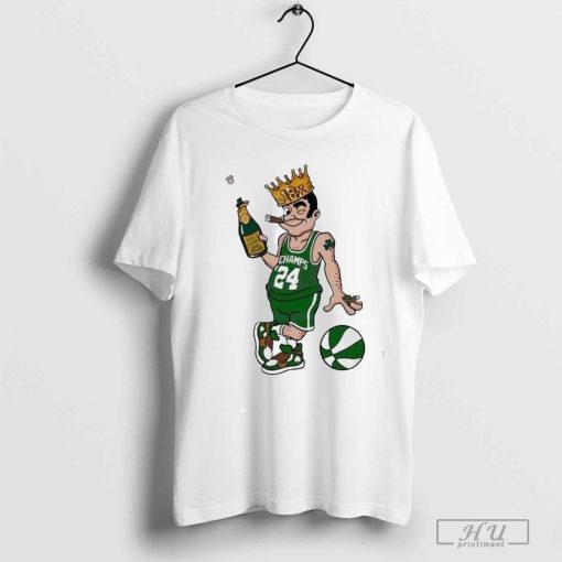 Boston Celtics Leprechaun 18x Crown Nba World Chions Vuitino Shirt