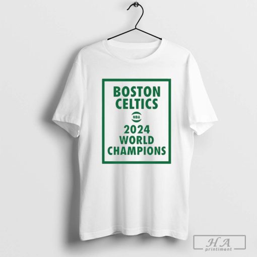 Boston Celtics NBA 2024 World Champions most 3-pointers banner T-shirt