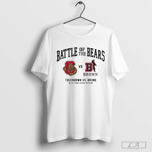 Brown vs Cornell 2024 Battle of the Bears An Ivy League Classic Matchup shirt