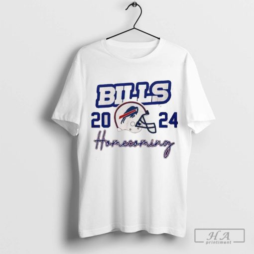 Buffalo Bills Football homecoming 2024 helmet T-shirt