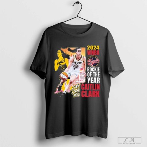 Caitlin Clark Indiana Fever 2024 Rookie Of The Year Signature Shirt