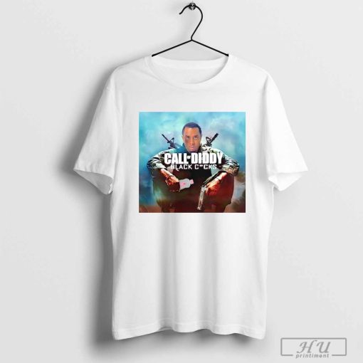 Call of Diddy black poster shirt