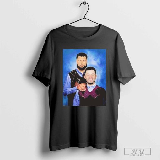 Chase Mclaughlin Wearing Baker Mayfield Mike Evans Step Brothers Shirt