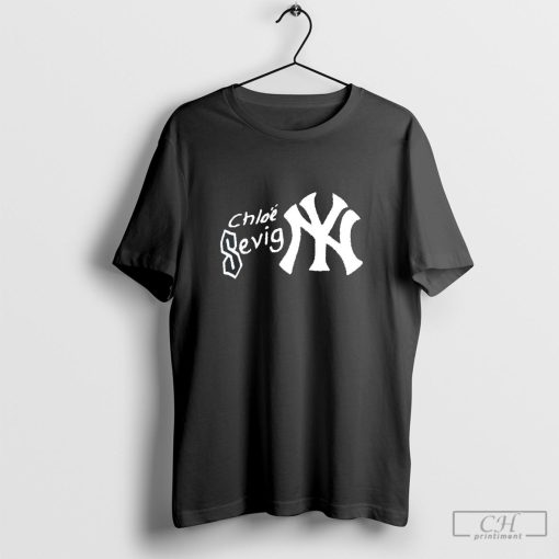 Chloe Sevig NY New York Yankees shirt