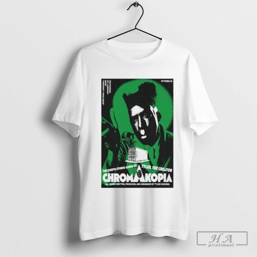 Chromakopia October 28 2024 The Eighth Studio Album By Tyler The Creator All Song Written T-shirt