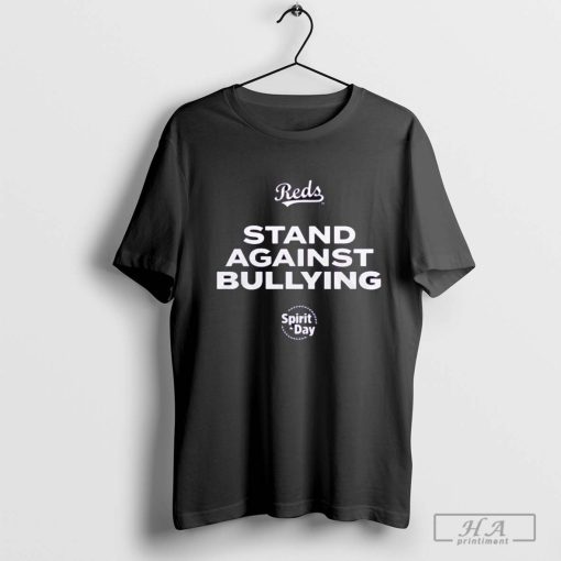 Cincinnati Reds MLB Stand Against Bullying Baseball Spirit Day T-shirt