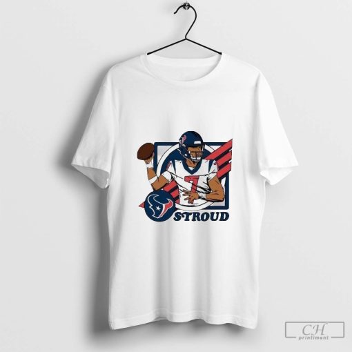 Cj Stroud Houston Texans Homage Nfl Draft First Round Pick Caricature Shirt