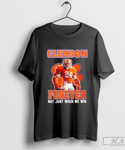 Clemson Tigers Forever Not Just When We Win Mascot Shirt