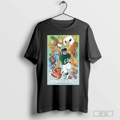 Cleveland Browns vs Philadelphia Eagles October 13th 2024 T-Shirt