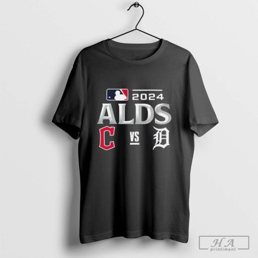 Cleveland Guardians vs. Tigers 2024 ALDS Matchup Set Logo Shirt