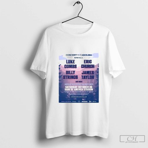 Concert For Carolina October 26 2024 Bank Of America Stadium Charlotte NC Shirt