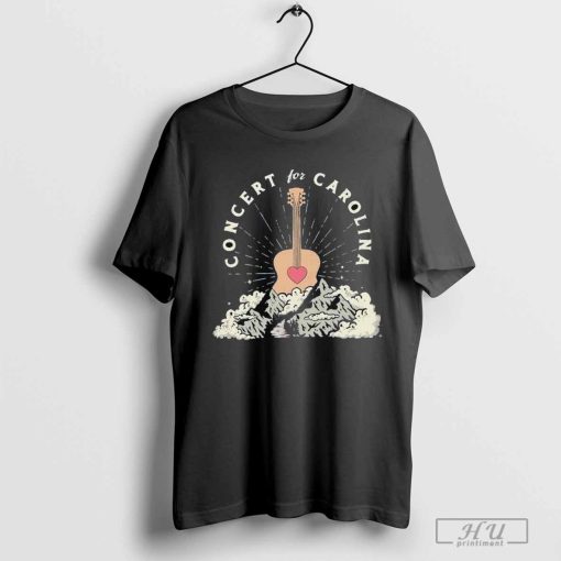 Concert For Carolina With Luke Combs Mountain Guitar 2024 T-Shirts