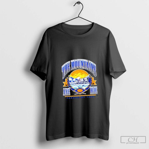 Coors x PMT the mountains are blue train shirt