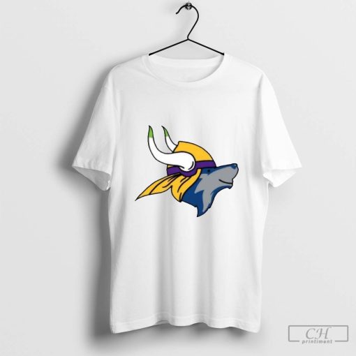 Corndoggylol Minnesota Vikings X Minnesota Timberwolves Logo Shirt