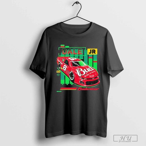 Dale Earnhardt Jr 8 Budweiser Car T-Shirts