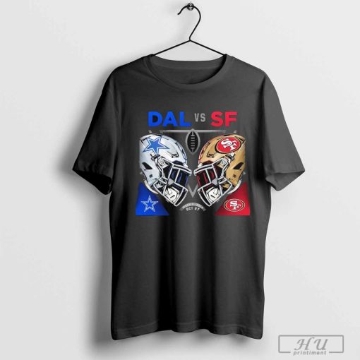 Dallas Cowboys vs. San Francisco 49ers October 27, 2024 Week 8 Matchup Set Shirt