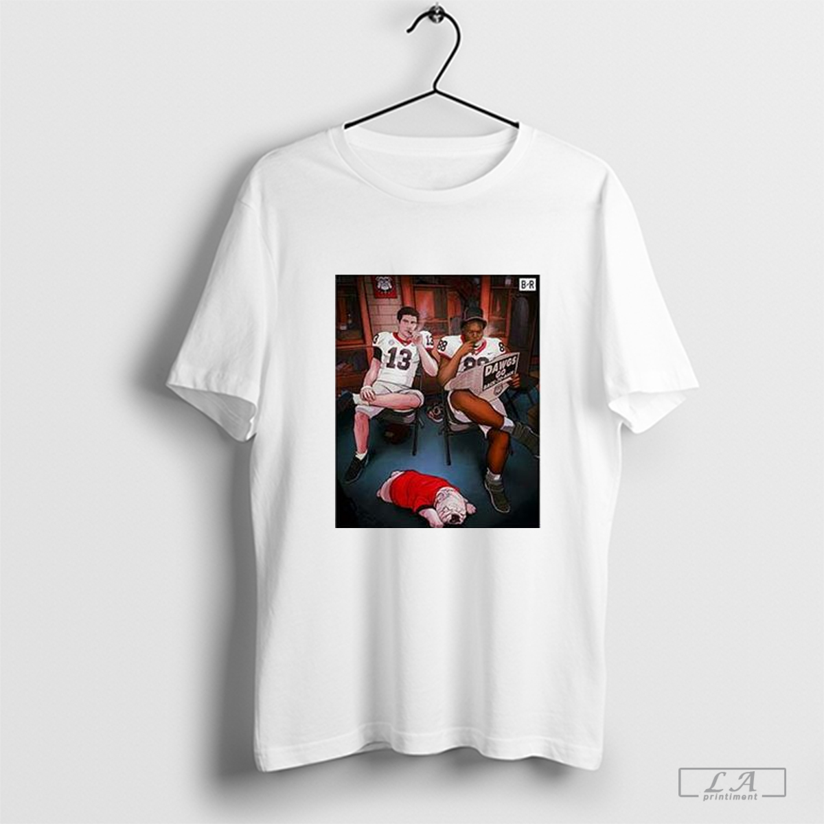 Dawgs Go Back To Back Smoking Poster T Shirt