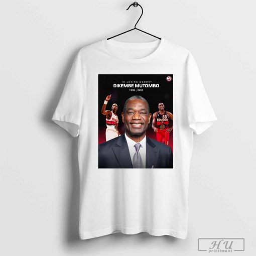 Deeply saddened by the news of dikembe mutombo's passing shirt