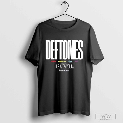 Deftones 2025 North American Tour With Mars Volta Music Fan Gifts T-shirt