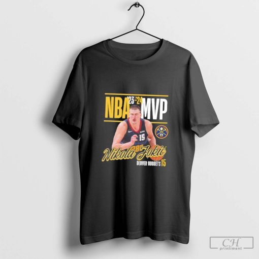 Denver Nuggets Nikola Jokic 2024 NBA MVP Drive and Kick Tee