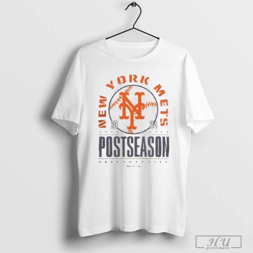 Design 2024 Playoffs Mlb Postseason New York Mets Reveal Logo Shirt