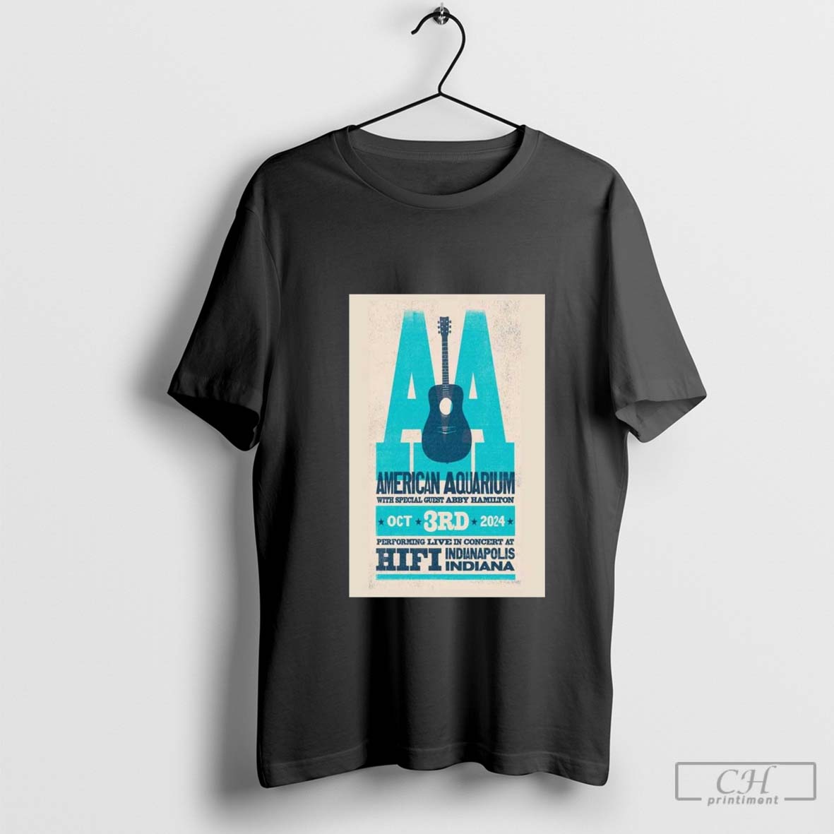 Design American Aquarium Oct 3 2024 The Hi Fi Indianapolis In Indianapolis In Tour Poster Shirt