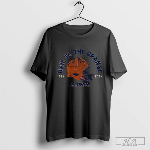 Design Illinois Football The 100-Year Helmet Shirt