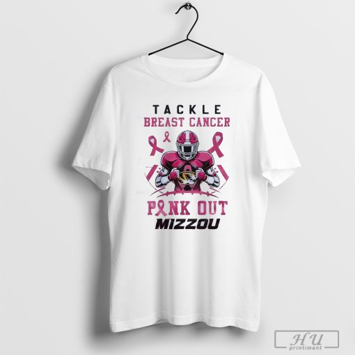 Design Missouri Tigers Tackle Breast Cancer Pink Out 2024 Shirt