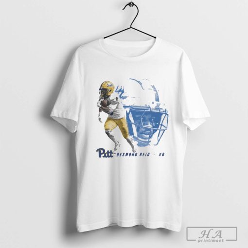 Desmond Reid #9 Pittsburgh Panthers Portrait NCAA T-shirt