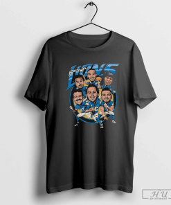 Detroit Lions 2024 Big Head players shirt