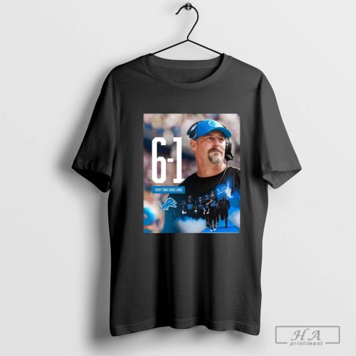 Detroit Lions 6-1 Win First Time Since 1956 Shirt