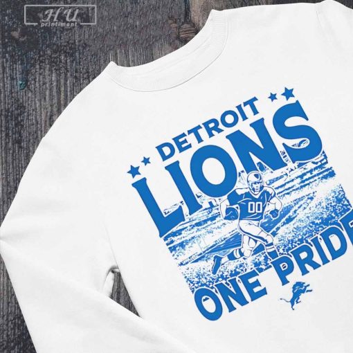 Detroit Lions one pride logo shirt